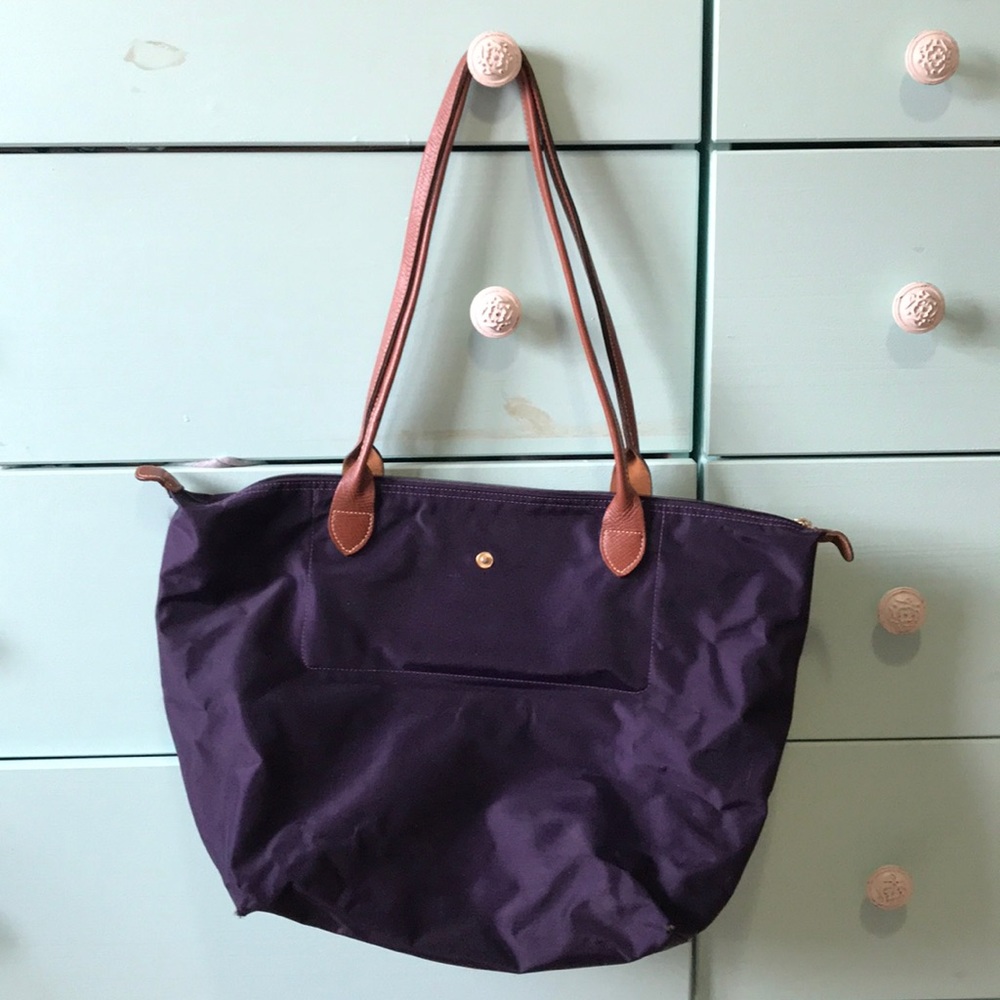 Purple Longchamp Bag